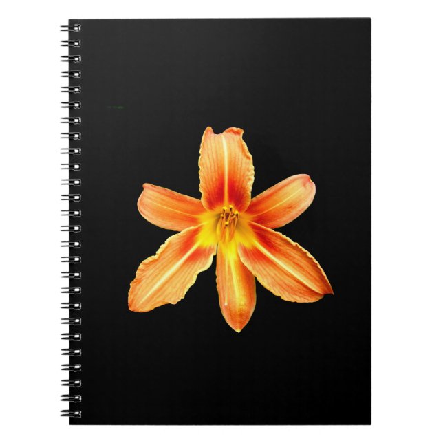 Caderno Espiral Notebook Orange Tiger Lily Spiral (Frente)