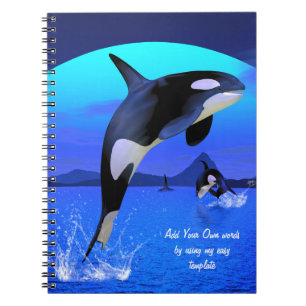 Caderno Espiral Notebook Orca