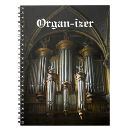Caderno Espiral notebook Organ-izer