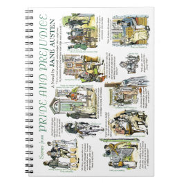 Caderno Espiral Notebook Orgulho e Preconceito