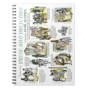 Caderno Espiral Notebook Orgulho e Preconceito