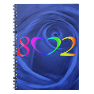 Caderno Espiral Notebook orgulho gay Rainbow Spiral