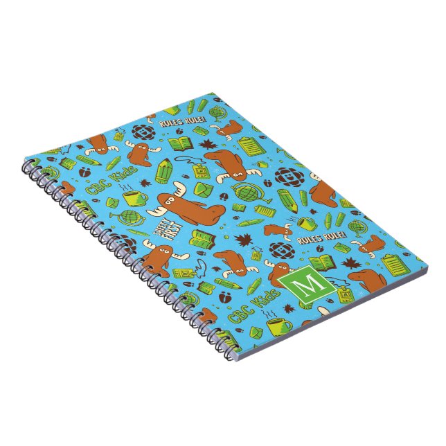 Caderno Espiral Notebook Orlando Pattern Monograma (Lado Direito)