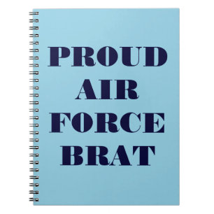 Caderno Espiral Notebook Ortoado da Força Aérea Brat