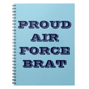 Caderno Espiral Notebook Ortoado da Força Aérea Brat