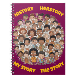 Caderno Espiral Notebook ou Diário de história espiral AI