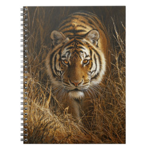 Caderno Espiral Notebook ouro Gaze Tiger Jungle
