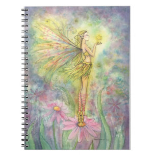Caderno Espiral Notebook Ouro Star Fairy