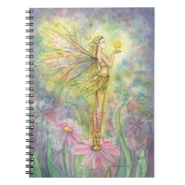 Caderno Espiral Notebook Ouro Star Fairy (Frente)