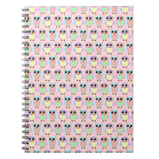 Caderno Espiral Notebook Owl Cute