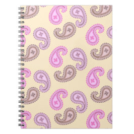 Caderno Espiral Notebook Paisley Pattern Boho