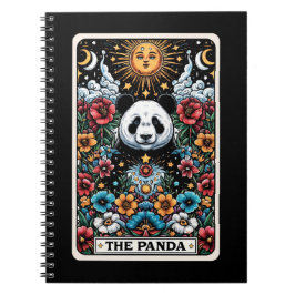 Caderno Espiral Notebook Panda Spirit Tarot Card