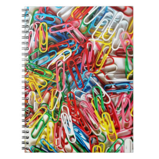 Caderno Espiral Notebook Paperclip Chaos Vibrante