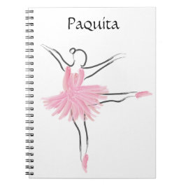 Caderno Espiral Notebook Paquita Love Ballerina