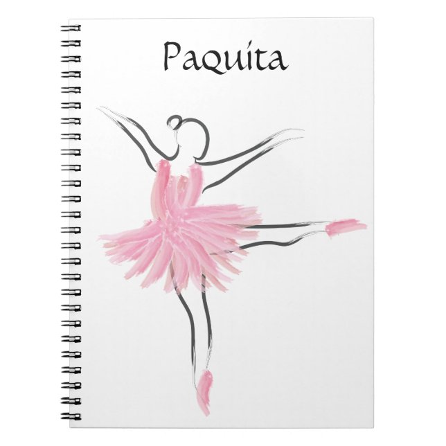 Caderno Espiral Notebook Paquita Love Ballerina (Frente)