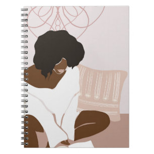 Caderno Espiral Notebook para adolescentes, meninas, mulheres