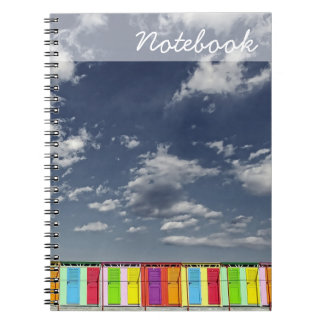 Caderno Espiral Notebook para balneários coloridos