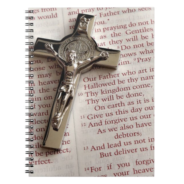 Caderno Espiral Notebook para Diário de Estudo de bíblia - Escritu (Frente)