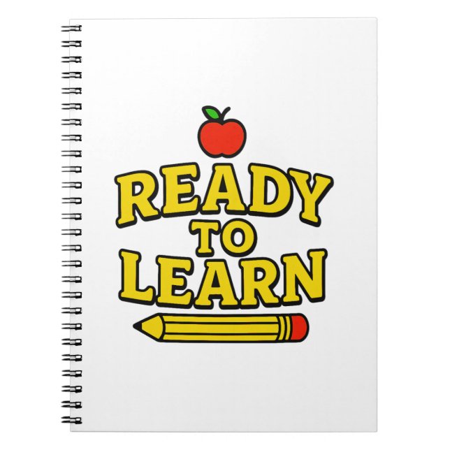 Caderno Espiral Notebook para estudantes (Frente)