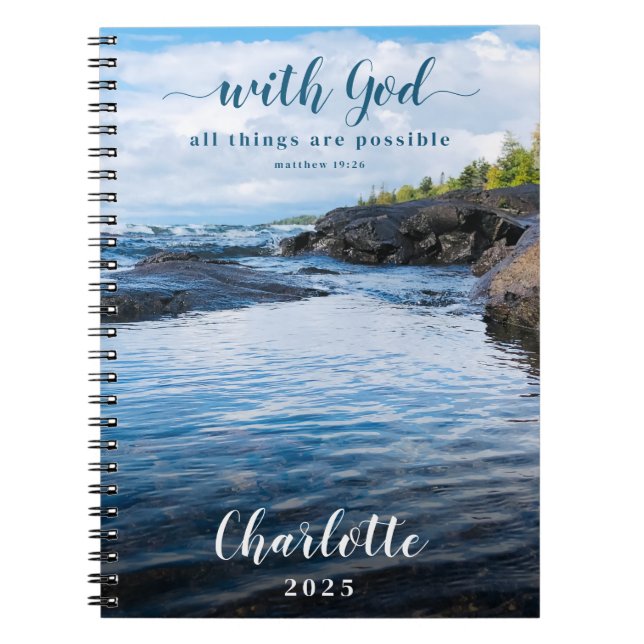 Caderno Espiral Notebook para fotografia inspirador de todas as co (Frente)