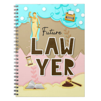 Caderno Espiral Notebook para futuros advogados