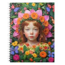 Notebook para garotas e flores