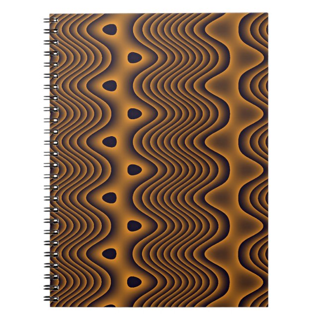 Caderno Espiral Notebook para oceanos vulcânicos (Frente)