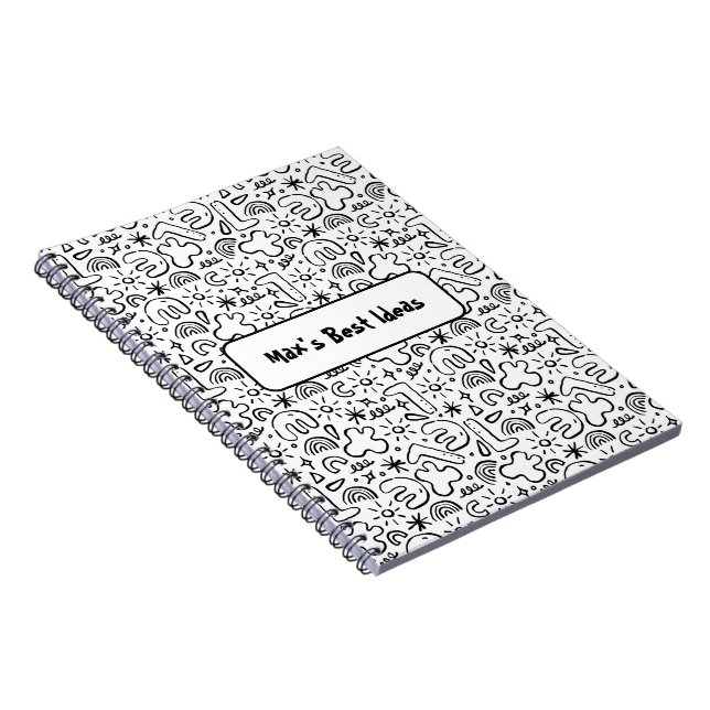 Caderno Espiral Notebook para suas ideias (Lado Direito)