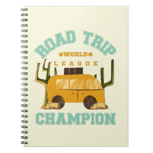 Caderno Espiral Notebook para Viagem de viagem por estrada moderna