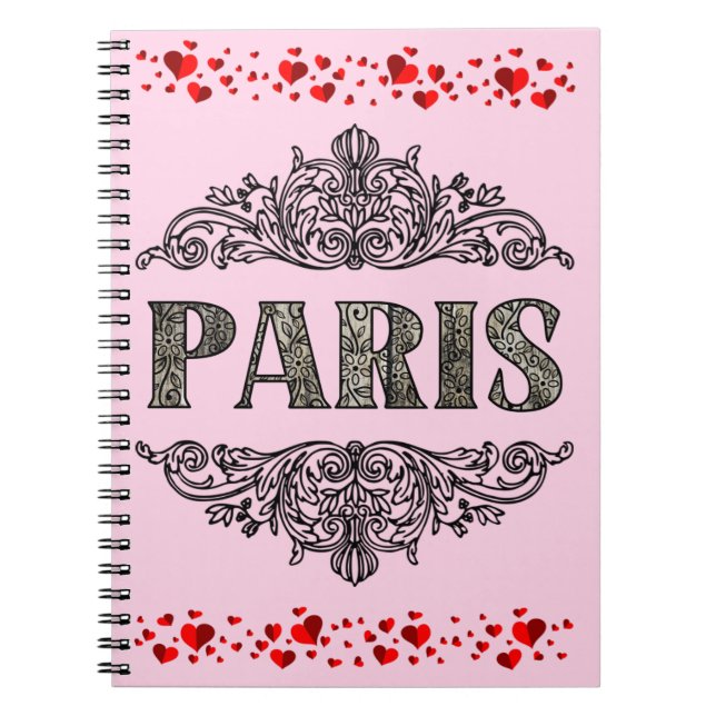 Caderno Espiral Notebook Paris (Frente)