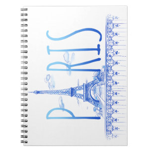 Caderno Espiral Notebook Paris, França