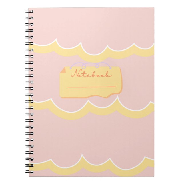 Caderno Espiral Notebook Pastel (Frente)