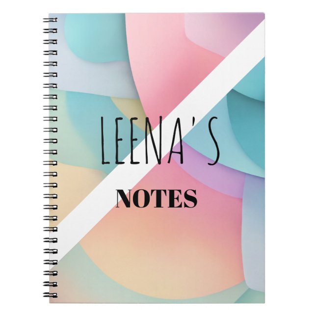 Caderno Espiral Notebook Pastel Dream Spiral (Frente)