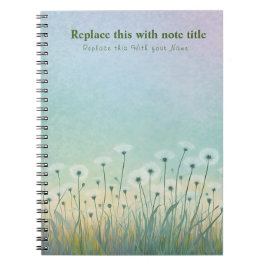 Caderno Espiral Notebook Pastel Floral rico