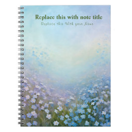 Caderno Espiral Notebook Pastel Floral rico