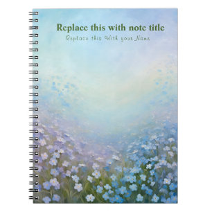 Caderno Espiral Notebook Pastel Floral rico