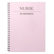 Notebook Pastel Personalizado Simples Enfermeiro e