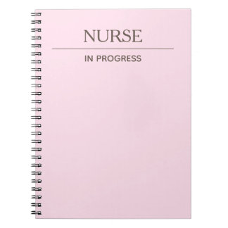 Caderno Espiral Notebook Pastel Personalizado Simples Enfermeiro e