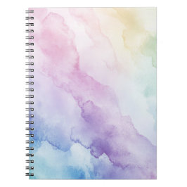 Caderno Espiral Notebook Pastel Rainbow