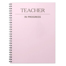 Notebook Pastel simples e personalizado em andamen