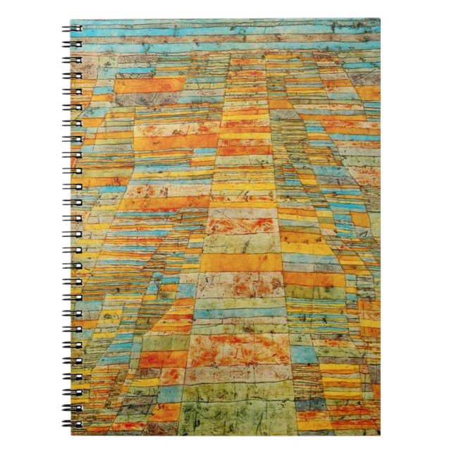 Caderno Espiral Notebook Paul Klee Highways e Byways (Frente)