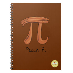 Caderno Espiral Notebook Pecan Pi Cute Math Pi Day