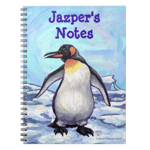 Caderno Espiral Notebook Penguin personalizado
