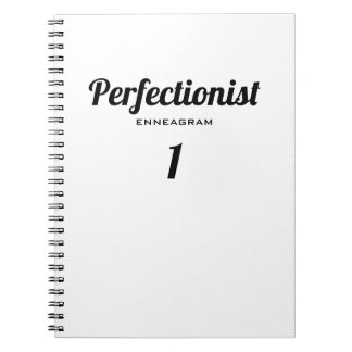 Caderno Espiral Notebook Perfeccionista Enneagram 1 Diário