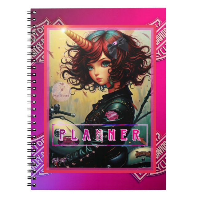 Caderno Espiral Notebook Persephone (Frente)