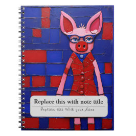 Caderno Espiral Notebook Personalizado - Animais Whimsical