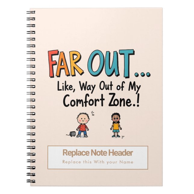 Caderno Espiral Notebook personalizado classificado com gíria na d (Frente)