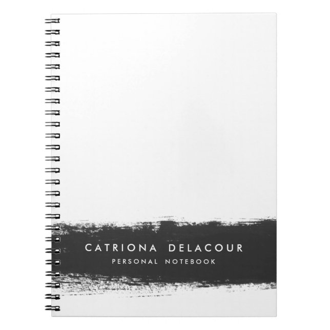 Caderno Espiral Notebook Personalizado com Abertura em Branco (Frente)