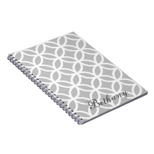 Caderno Espiral Notebook Personalizado com Padrão de Diamante de c
