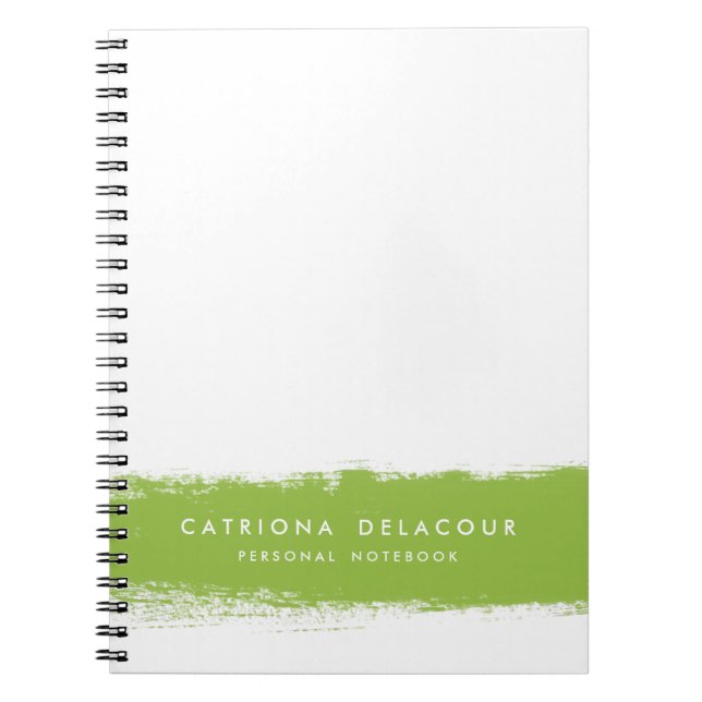 Caderno Espiral Notebook Personalizado com Splash de abstrato Wate (Frente)